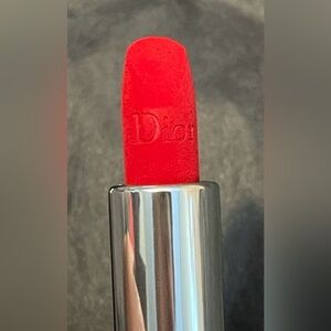 Lipstick: Rouge Dior long wear color 999 velvet